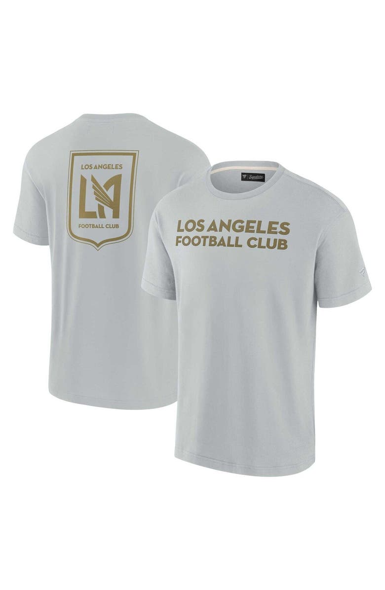 Fanatics Signature Unisex Fanatics Signature Gray LAFC Elements Super Soft Short Sleeve T-Shirt, Main, color, Gray