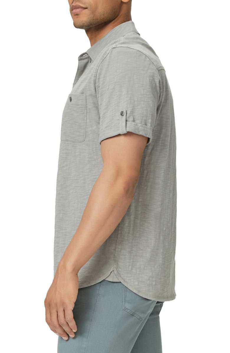 PAIGE Brayden Knit Short Sleeve Button-Up Shirt, Alternate, color,