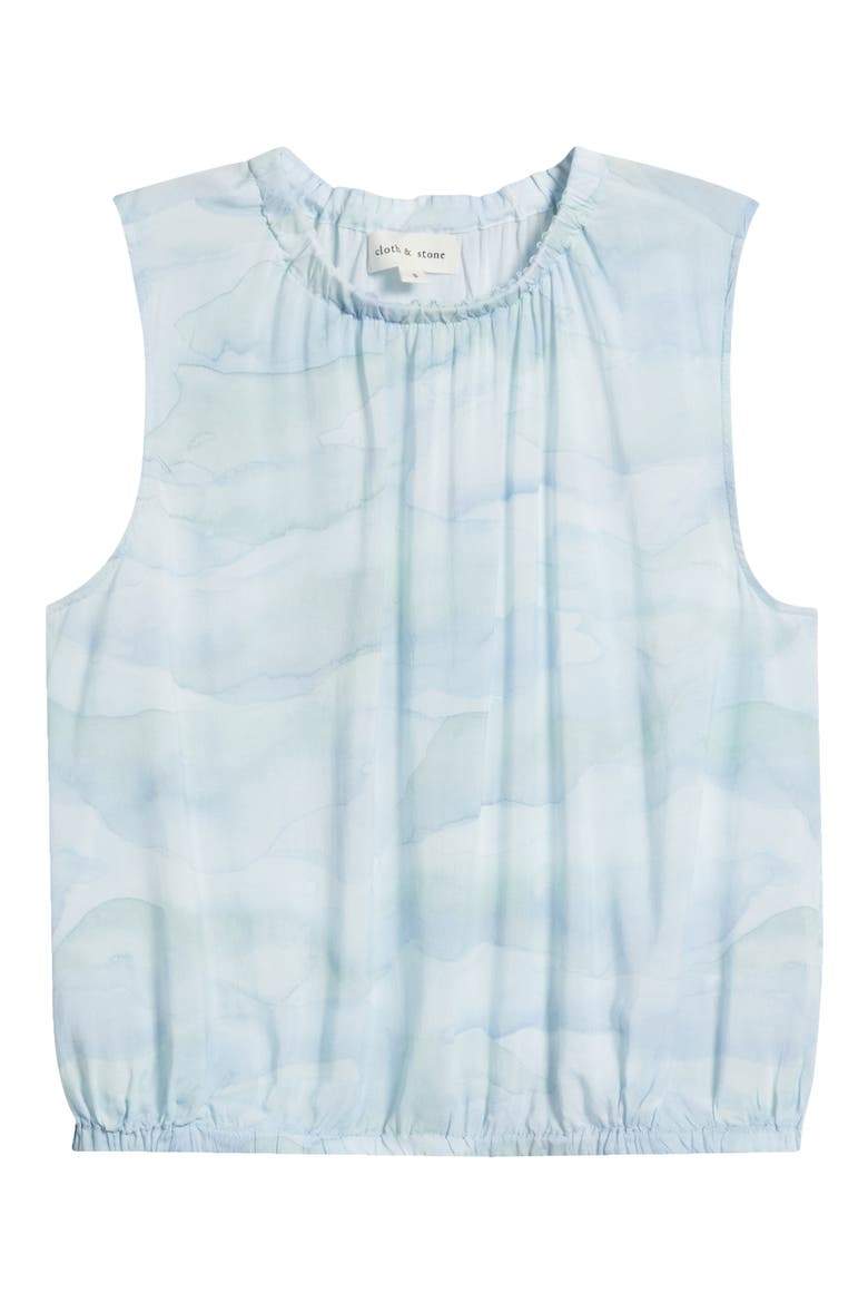 Bubble Tank Top, Alternate, color, WAVES CAMO PRINT