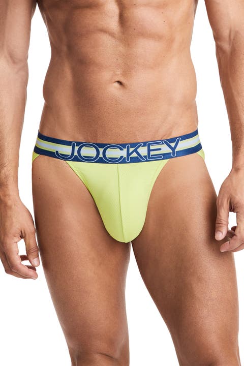 Mens Jockey Sport Stability Pouch Microfiber String Bikini