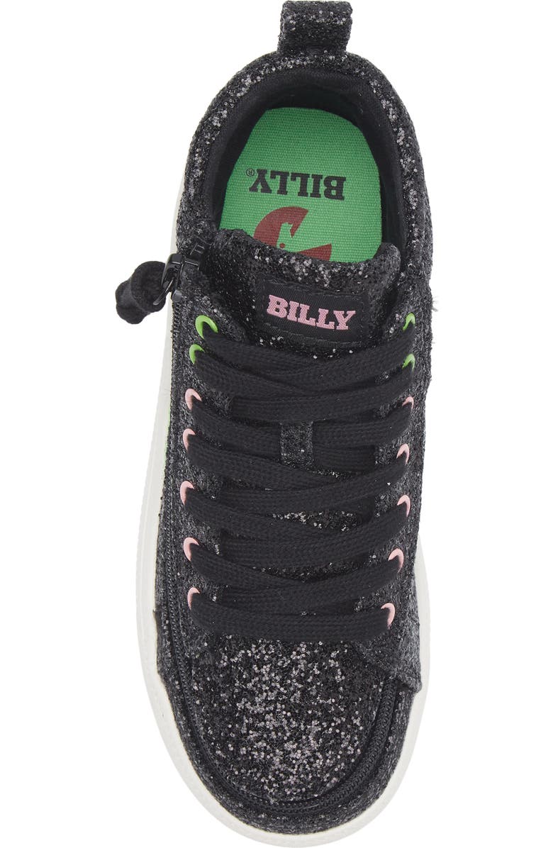 BILLY Footwear x Wicked Kids' Glitz High Top Sneaker, Alternate, color, Wicked Black Glitz