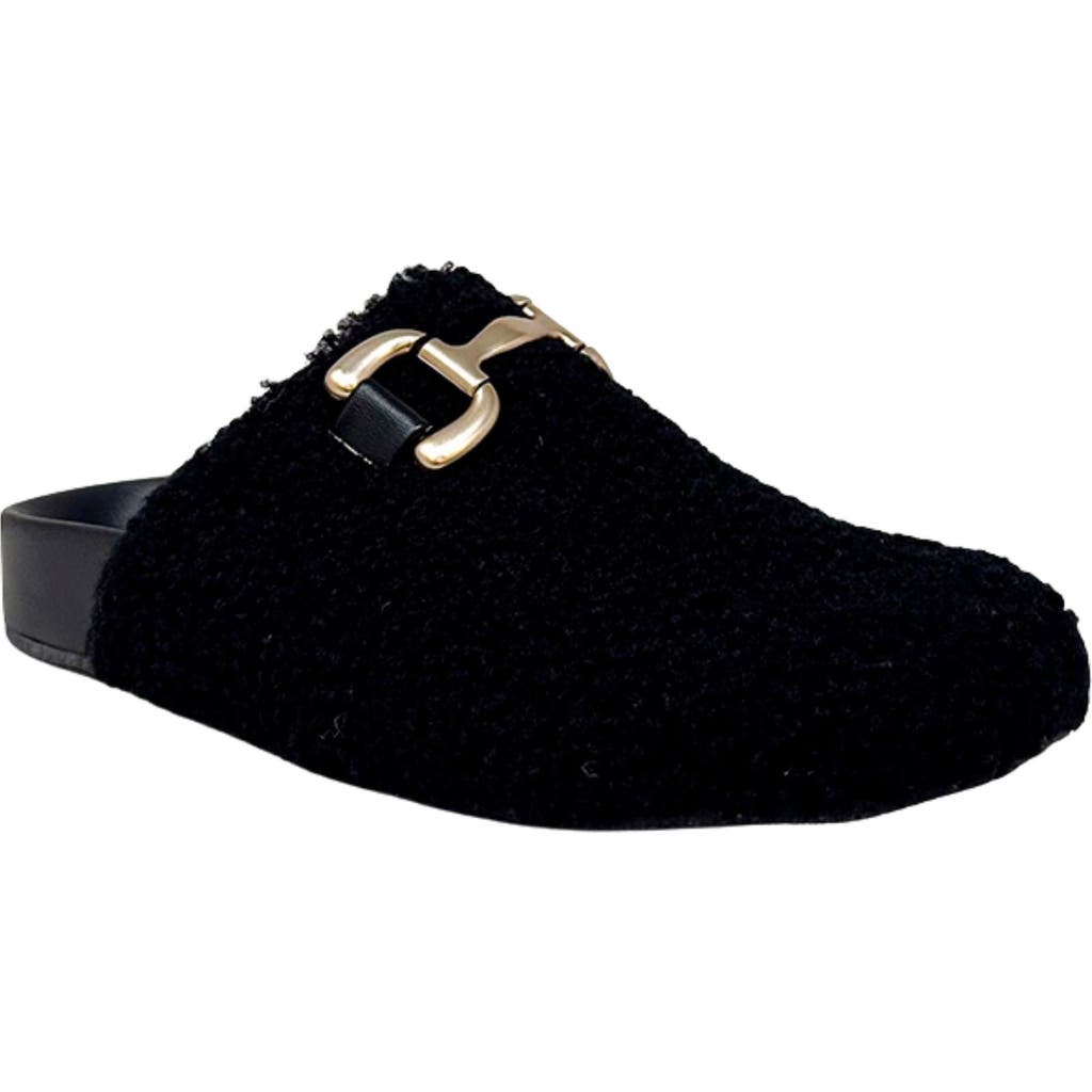 Shushop Kids' Azalea Horsebit Mule In Black