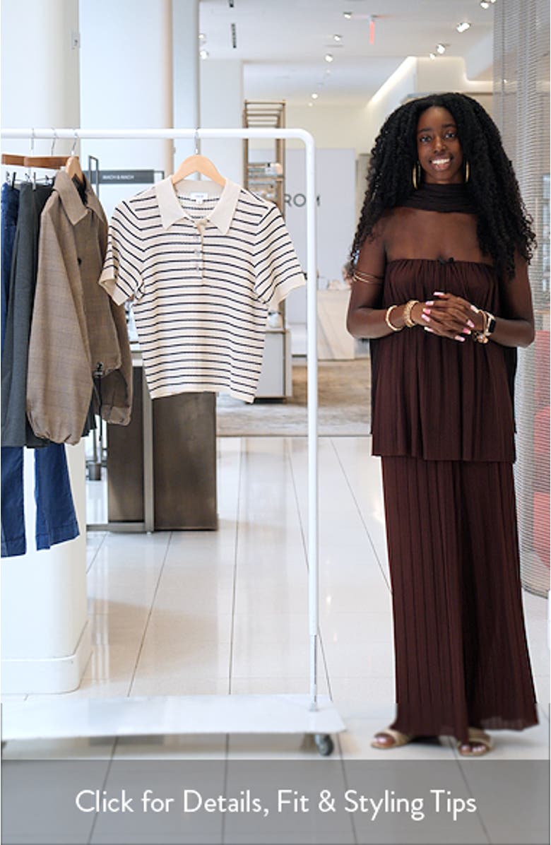 Stripe Polo Sweater, sales video thumbnail