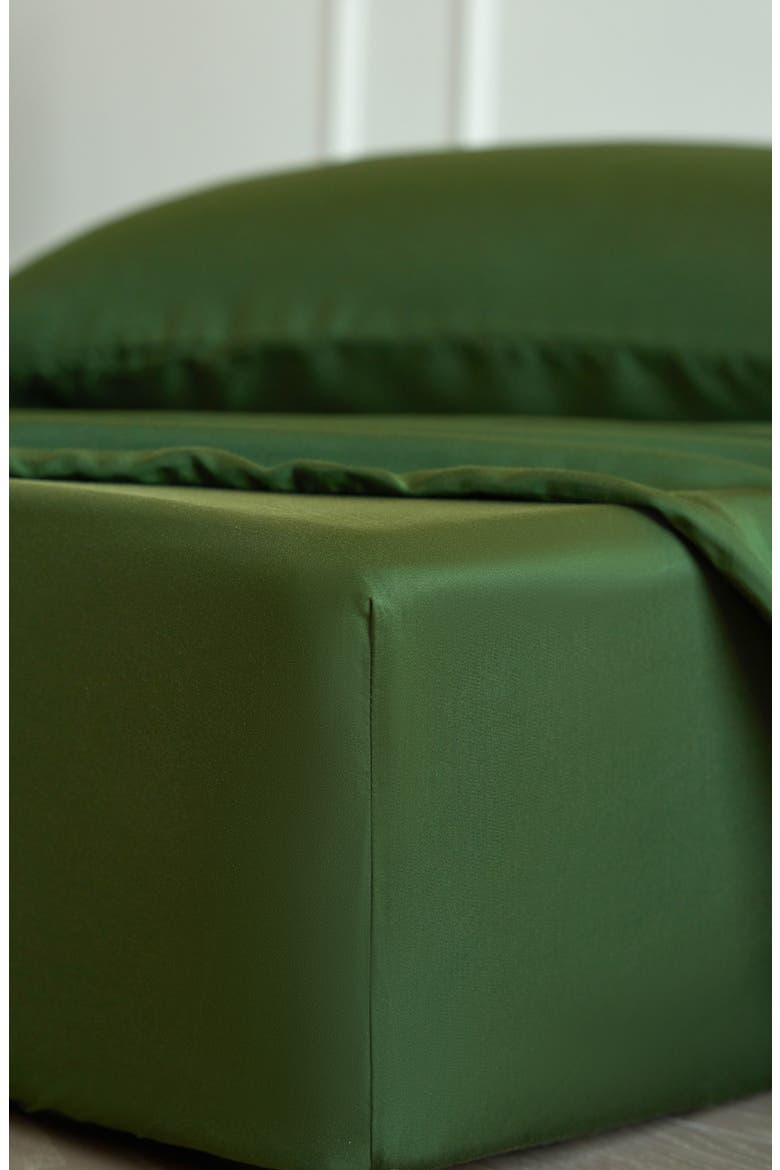 Sateen Sheet Set, Alternate, color, FOREST