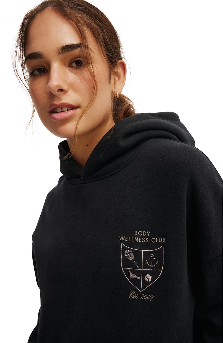 COTTON ON BODY Women's Active Plush Premium Graphic Hoodie, Alternate, color,