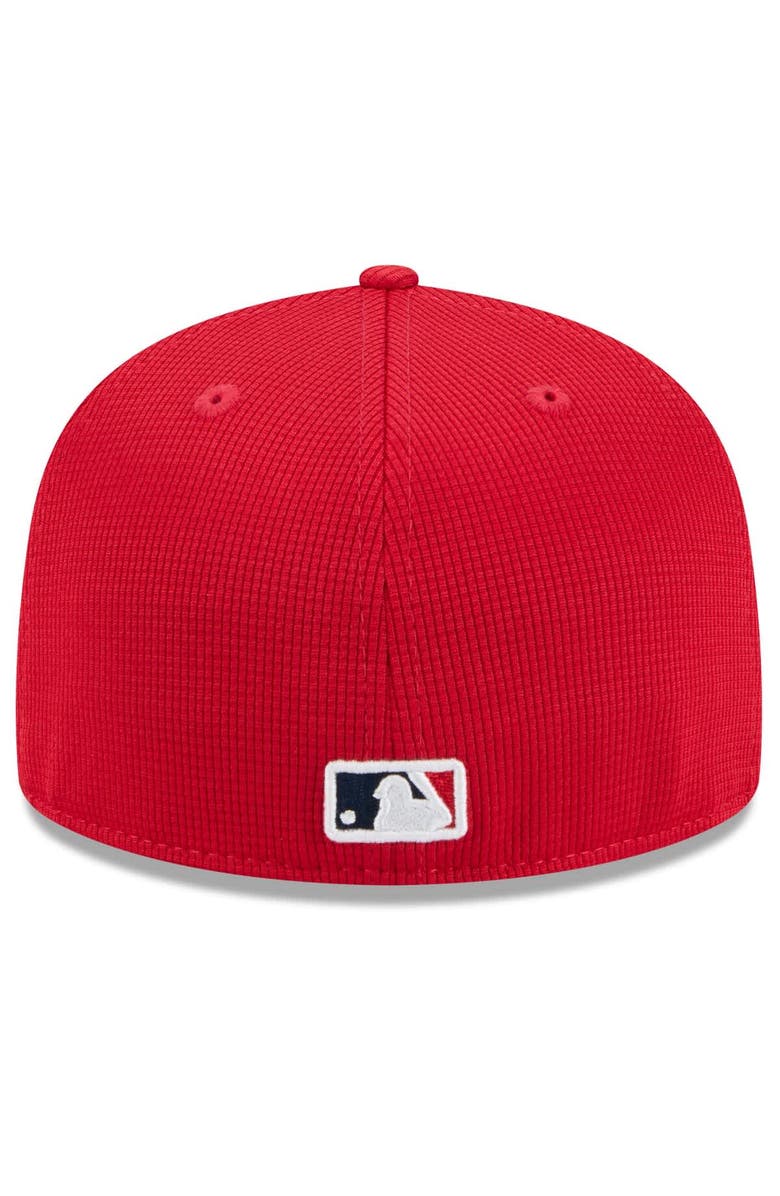 New Era Men's New Era  Red Cleveland Guardians 2025 Spring Training 59FIFTY Fitted Hat, Alternate, color, 