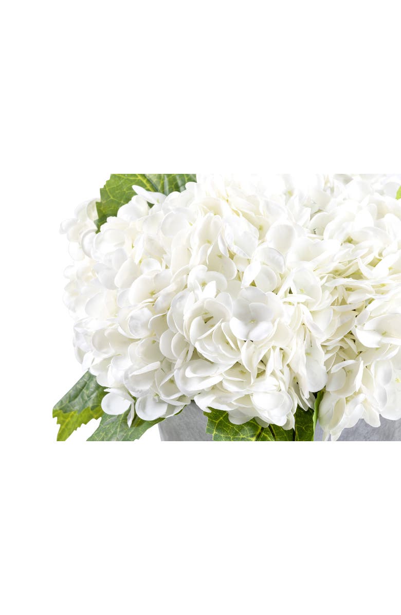 CocoBella Ryann RealTouch Hydrangea Arrangement, Alternate, color, Snow