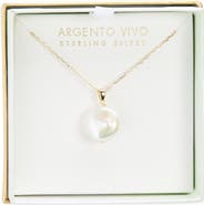 ARGENTO VIVO Faux Pearl Pendant Necklace