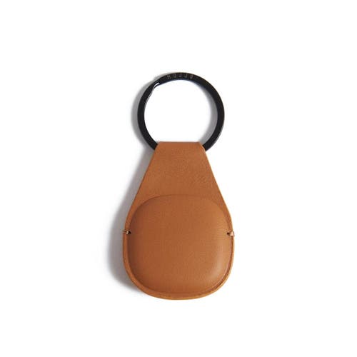 Mujjo Canopy Airtag Keychain In Brown