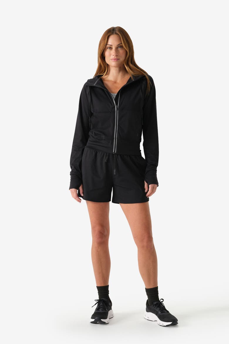 Women's Fieldsheer Everyday Full Zip Hoodie, Alternate, color, Black