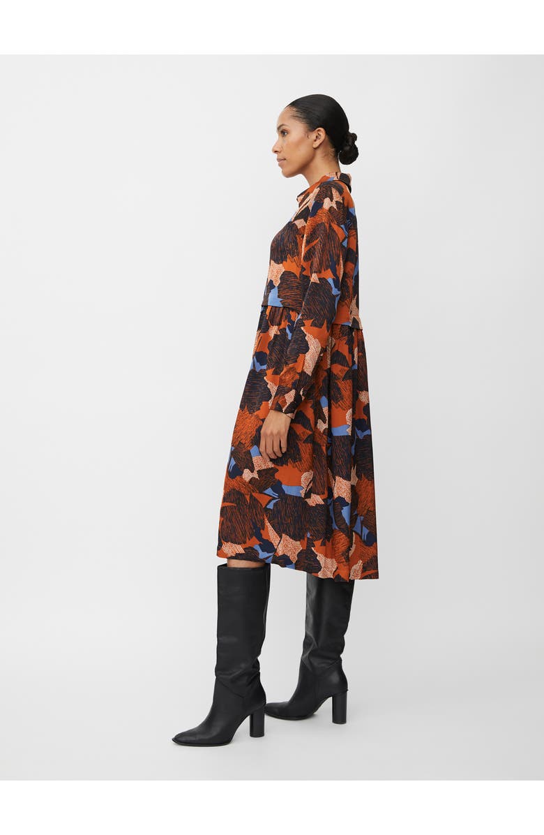 Masai Copenhagen MaNollira Long Sleeve Midi Dress, Alternate, color, Autumnal
