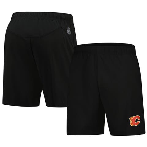 Men's Fanatics  Black Calgary Flames Tech Training Shorts