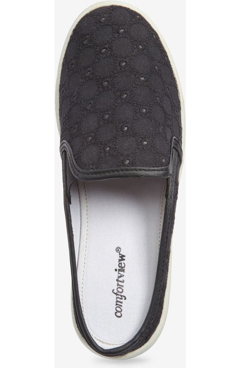 Comfortview The Camellia Slip On Sneaker Mule, Alternate, color, Black