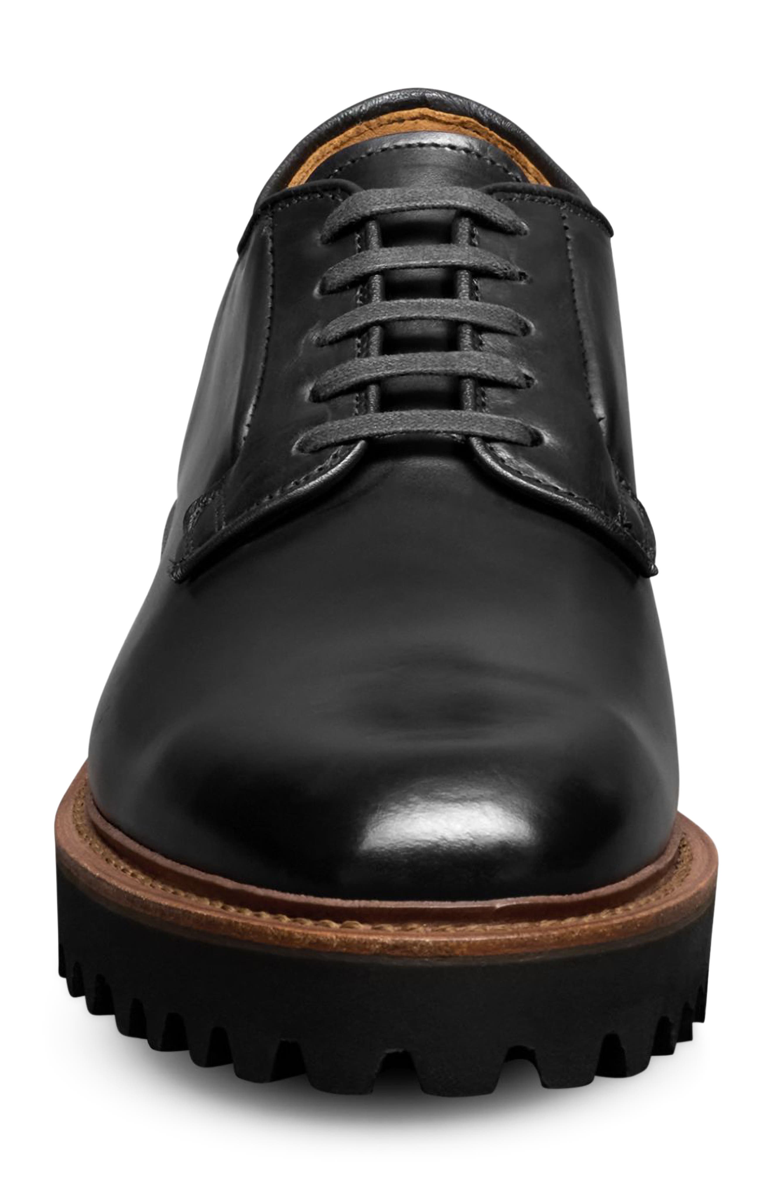 Penn Plain Toe Derby, Alternate, color, BLACK