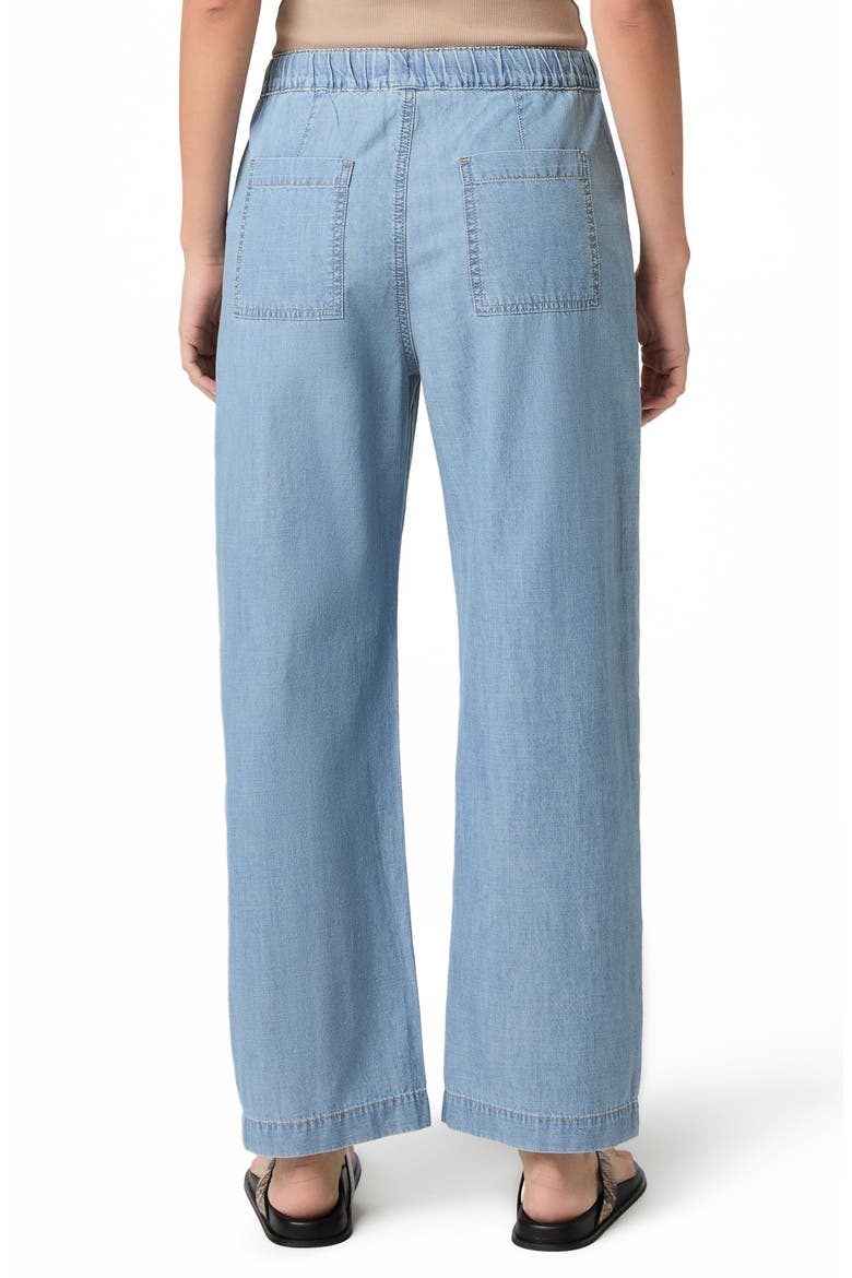 Evann Drawstring Wide Leg Jeans, Alternate, color, SILVER LAKE