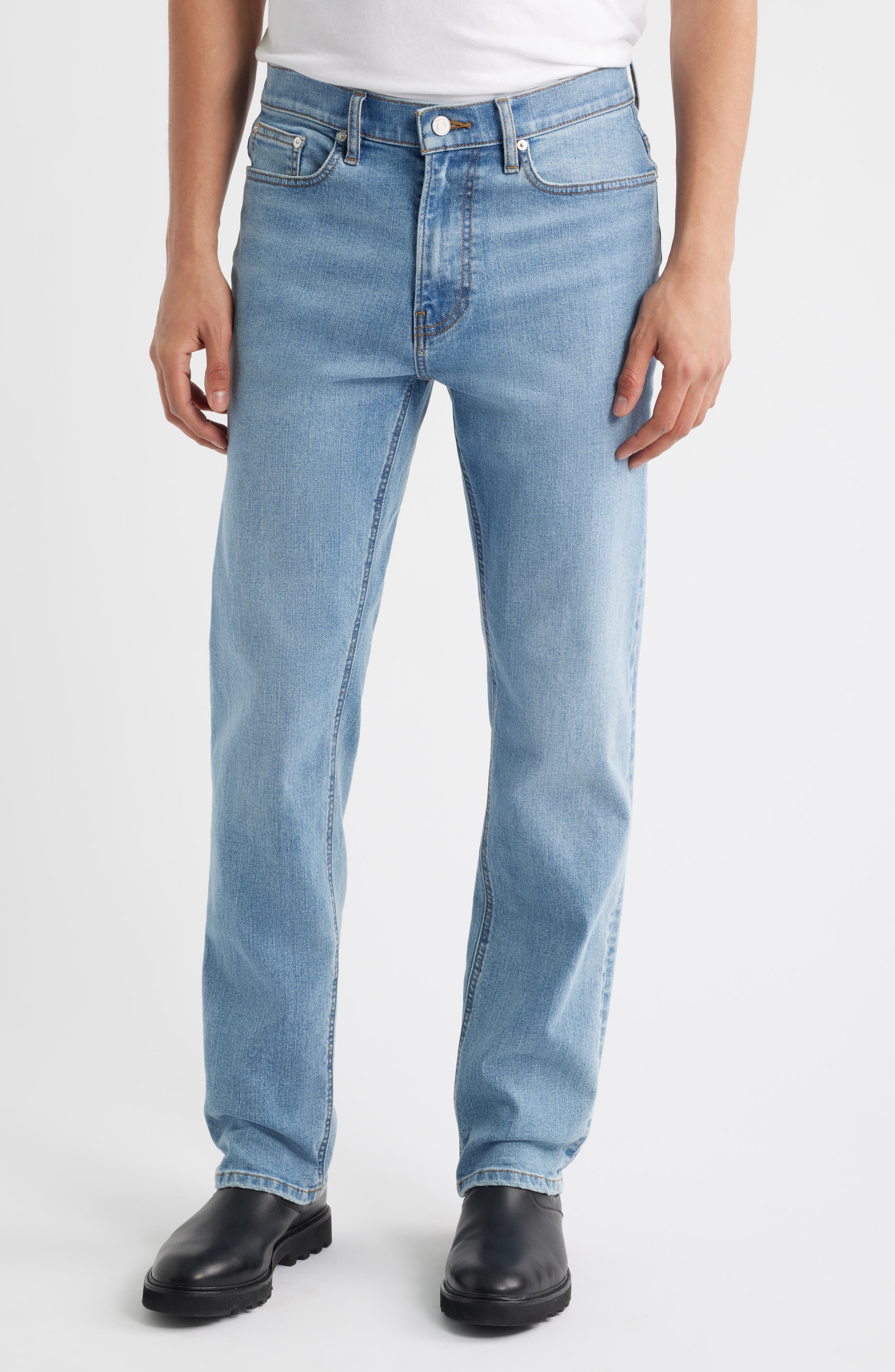FRAME Modern Straight Leg Jeans