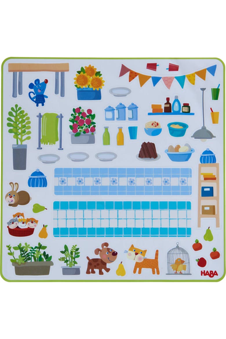 Little Friends Town Villa Removal Decals, Alternate, color, Multi