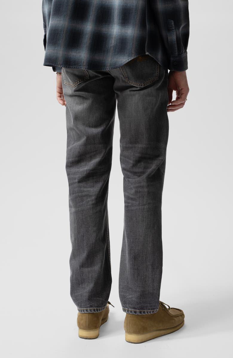 Nudie Jeans Rad Rufus Straight Leg Jeans, Alternate, color, Grey Crosshatch