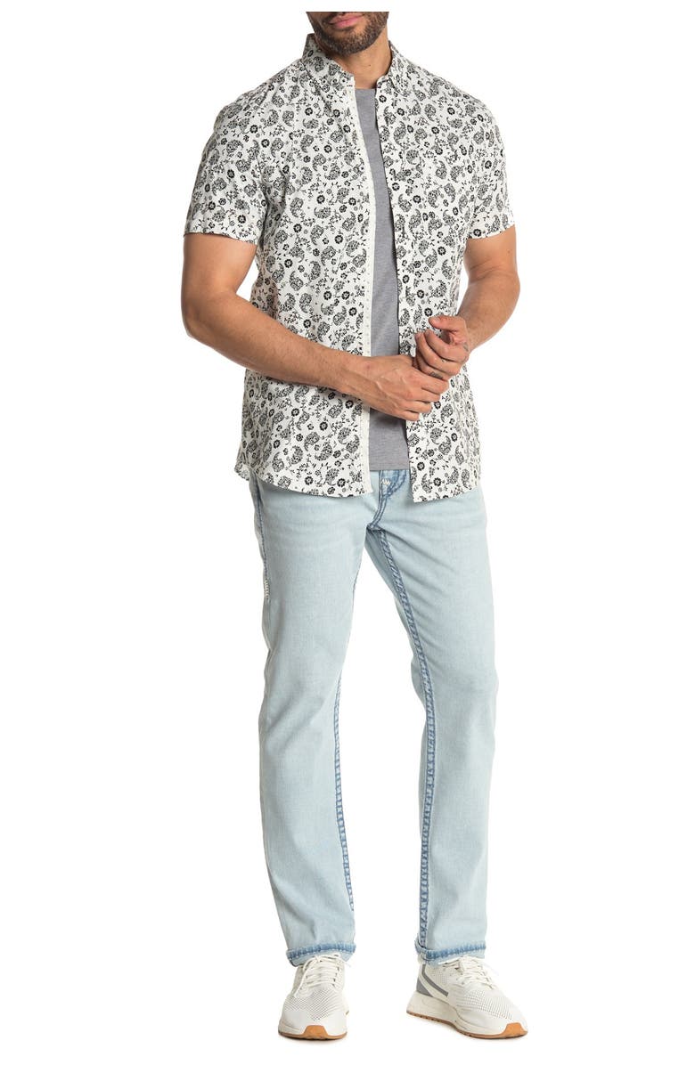 True Religion Brand Jeans Rocco Relaxed Skinny Jeans, Alternate, color, 