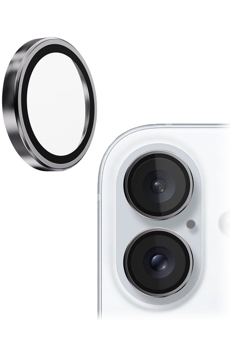 Gadget Guard Camera Lens Protector for Apple iPhone 16 / iPhone 16 Plus, Alternate, color, Silver