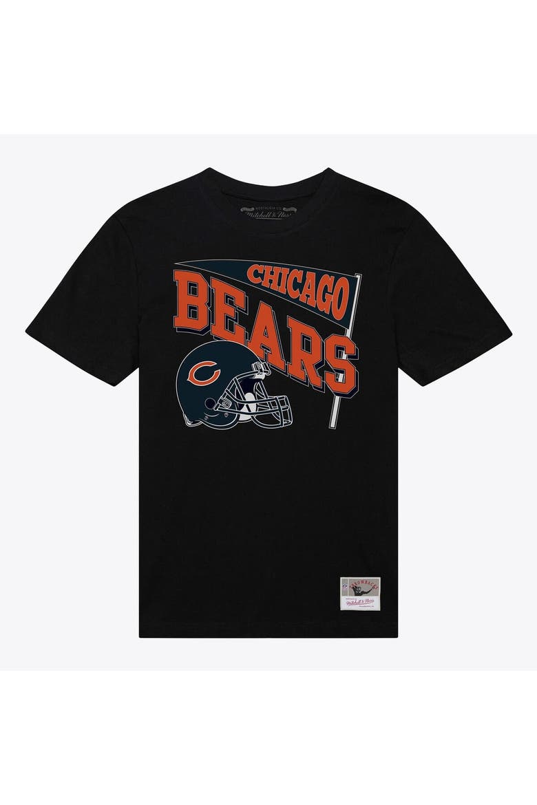 Women's Mitchell & Ness  Black Chicago Bears Team Dynamic Boyfriend T-Shirt, Alternate, color, Black