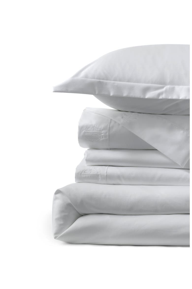 400 Thread Count Premium Supima Cotton No Iron Sateen Duvet Bed Cover, Main, color, White