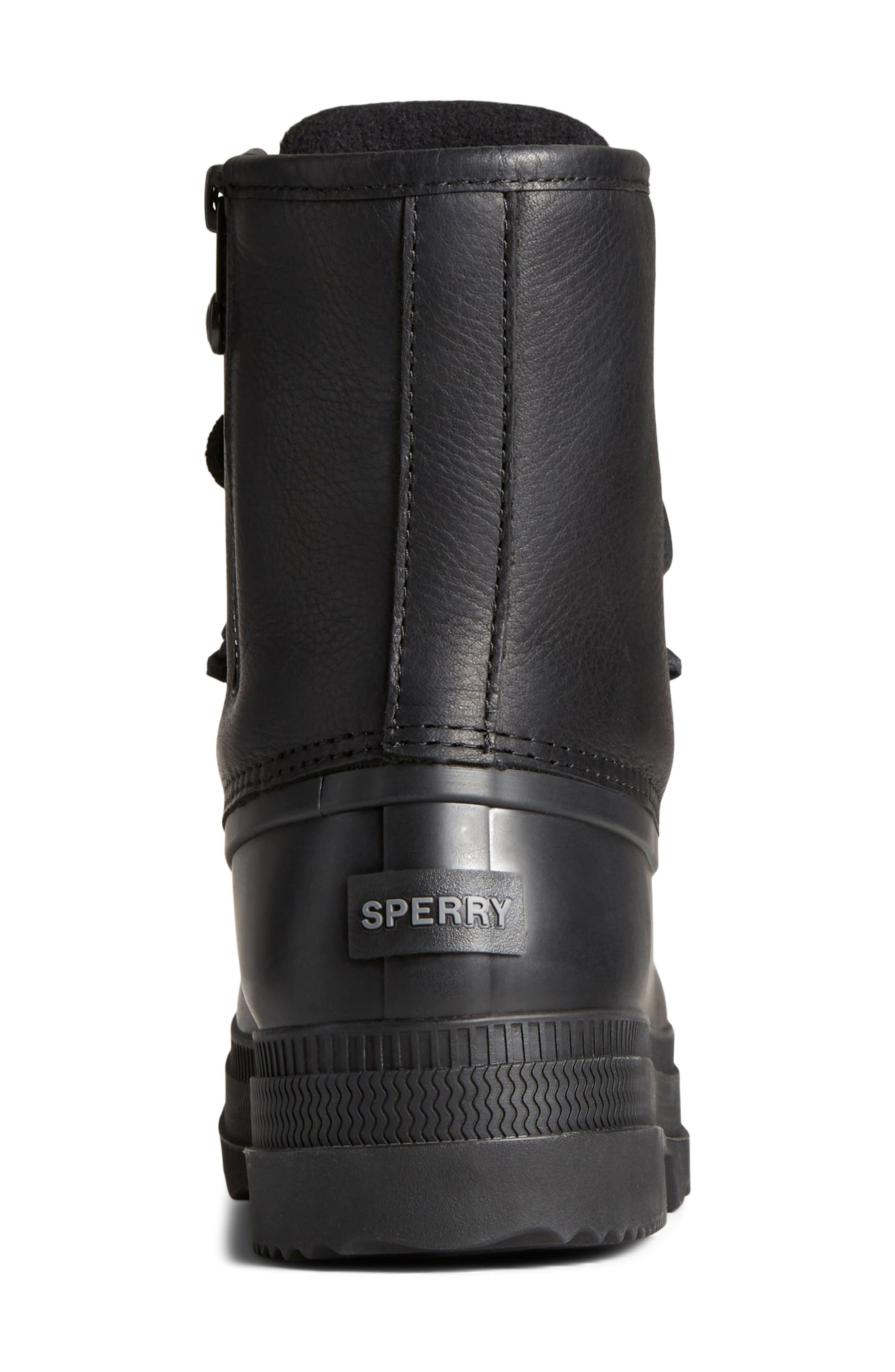 Sperry Saltwater 2.0 Duck Boot, Alternate, color, Black