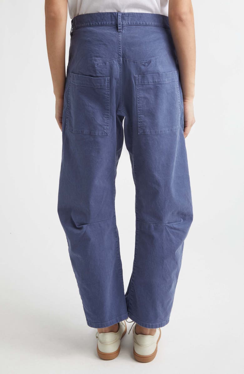 Nili Lotan Shon Stretch Cotton Pants, Alternate, color, Vintage Washed French Navy