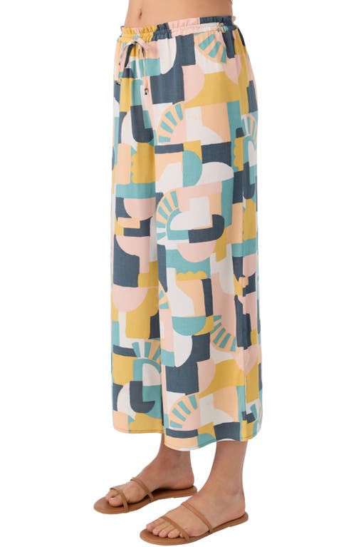 Shop O'neill Murrie Crop Drawstring Pants In Multi Colored