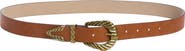 Melrose and Market Faux Leather Horseshoe Buckle Belt