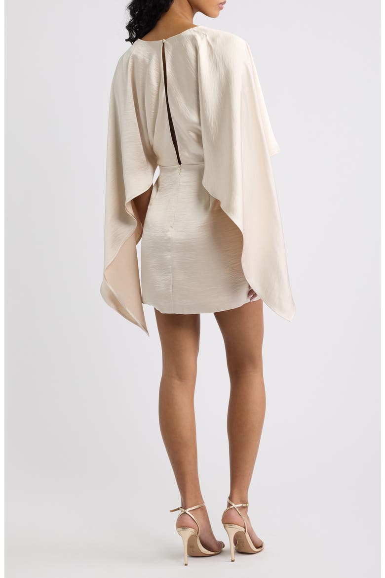 Muse Drape Drop Waist Dress, Alternate, color, IVORY