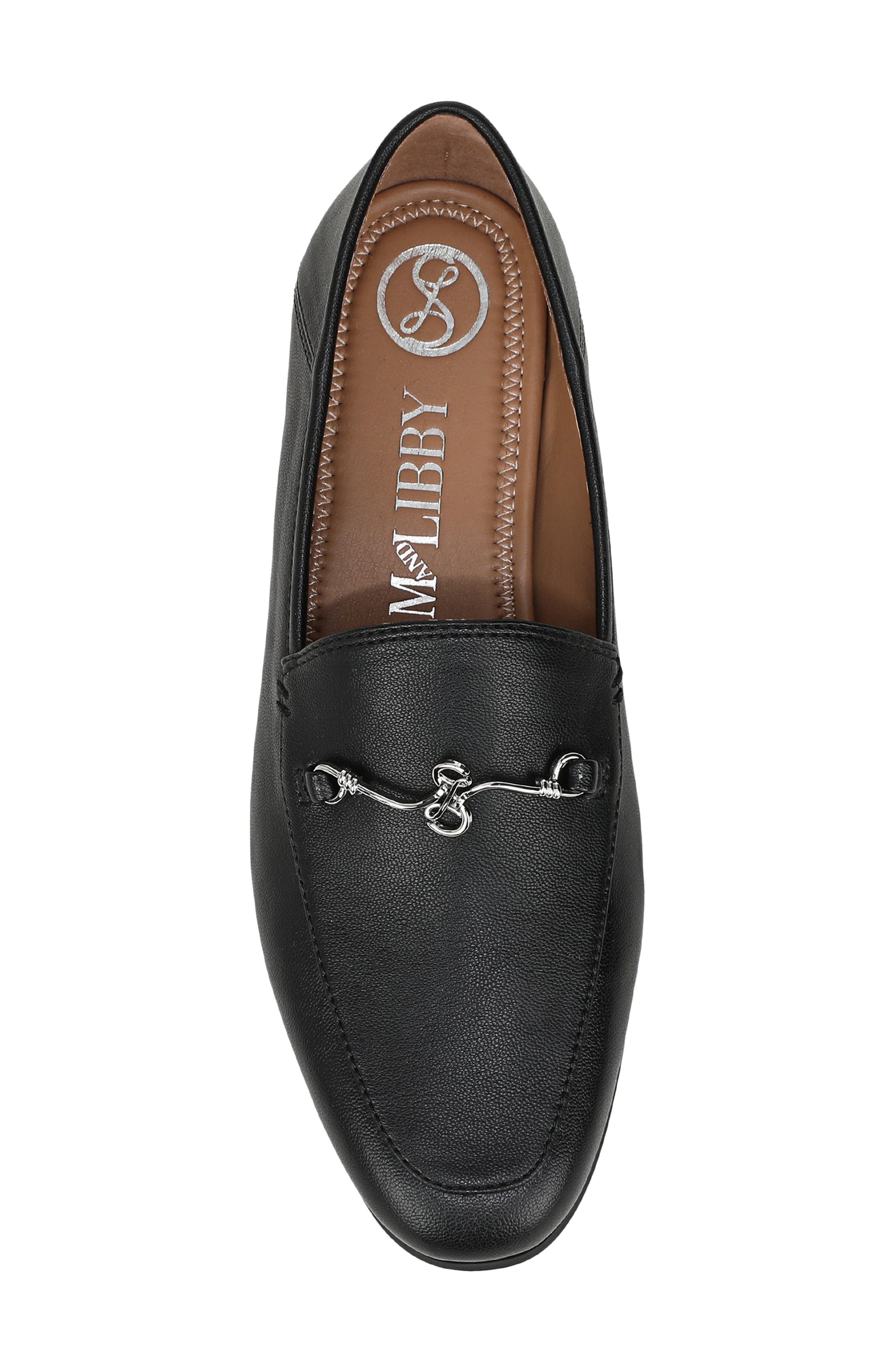 SAM & LIBBY Nadia Logo Bit Loafer, Alternate, color, Black