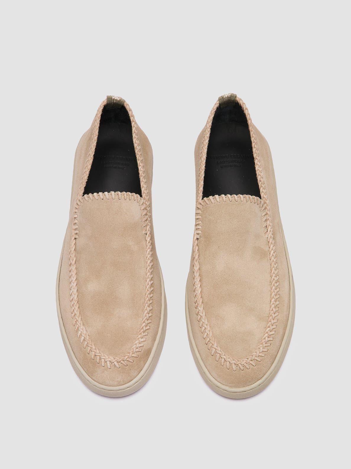 Officine Creative Herbie 011 Suede Loafers, Alternate, color, Camel