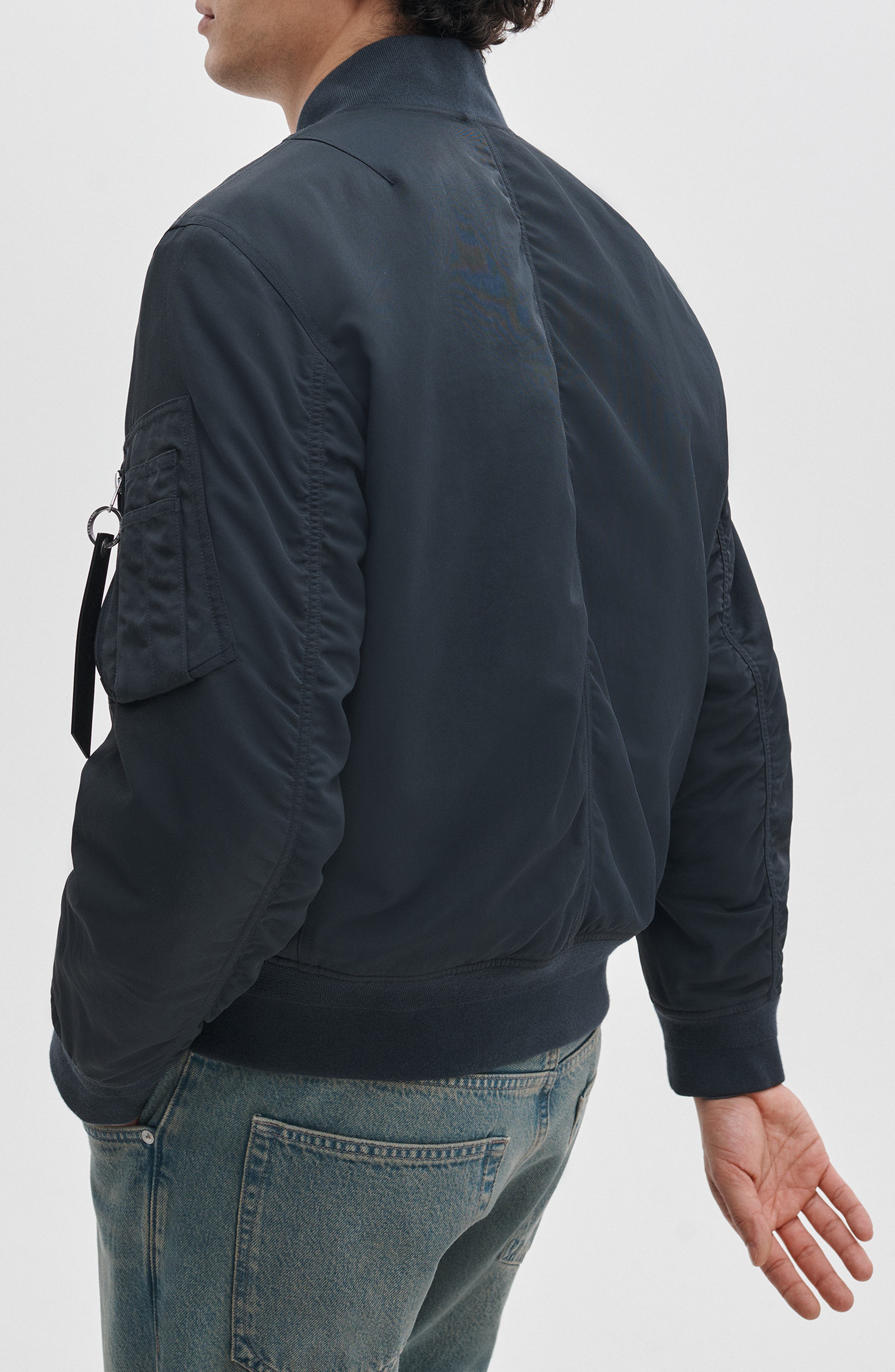 Manston Nylon Bomber Jacket - image 4