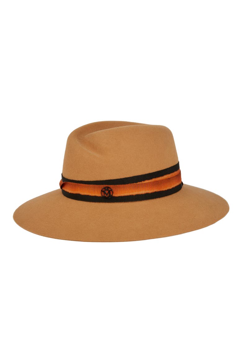 Virginie Fur Felt Hat, Main, color, SUGAR BROWN