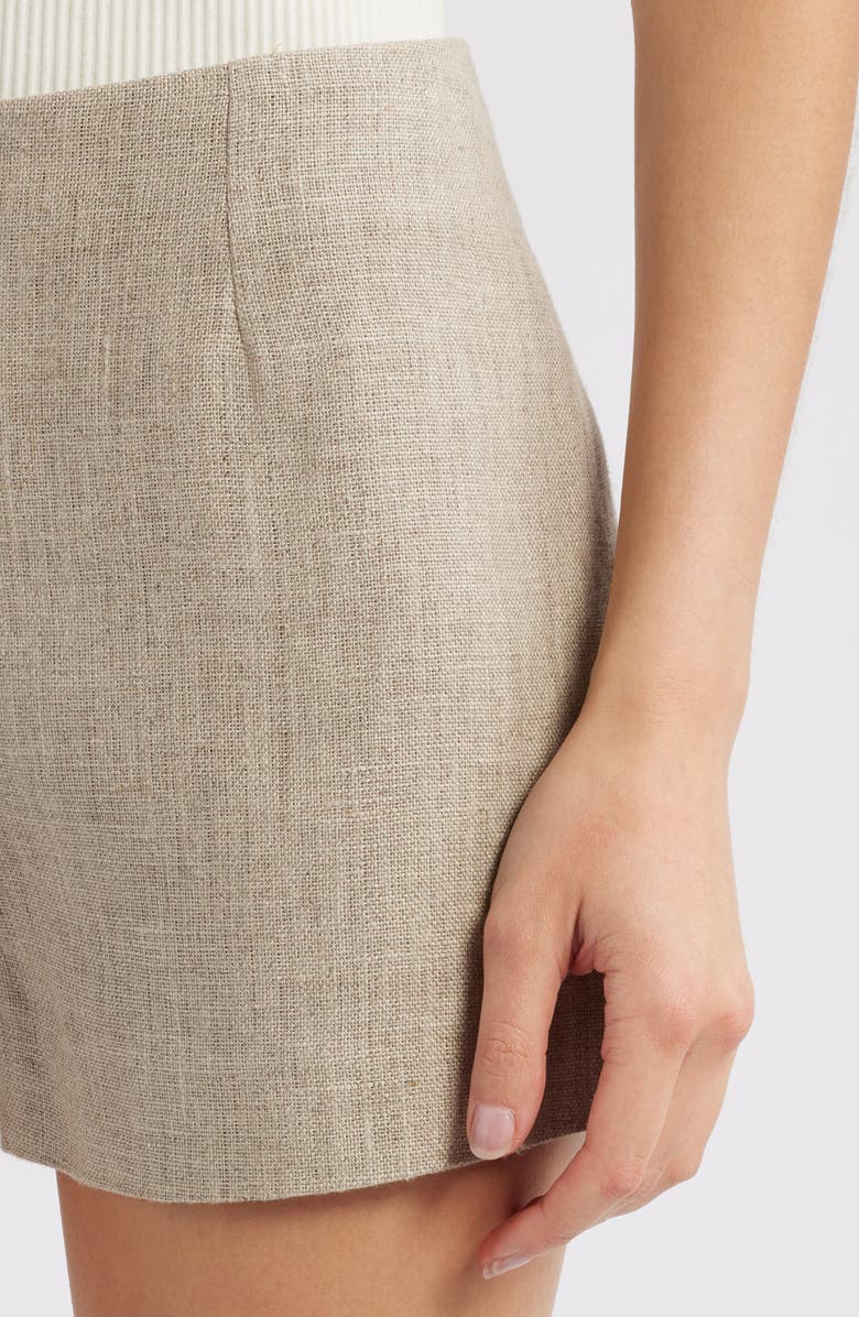 Faithfull the Brand Lila Linen Micro Shorts, Alternate, color, 