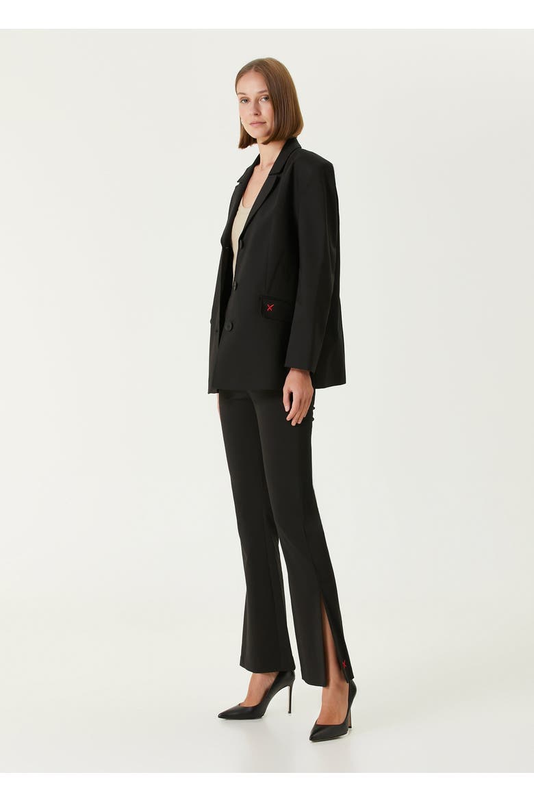Cotton Classic Blazer, Alternate, color, BLACK