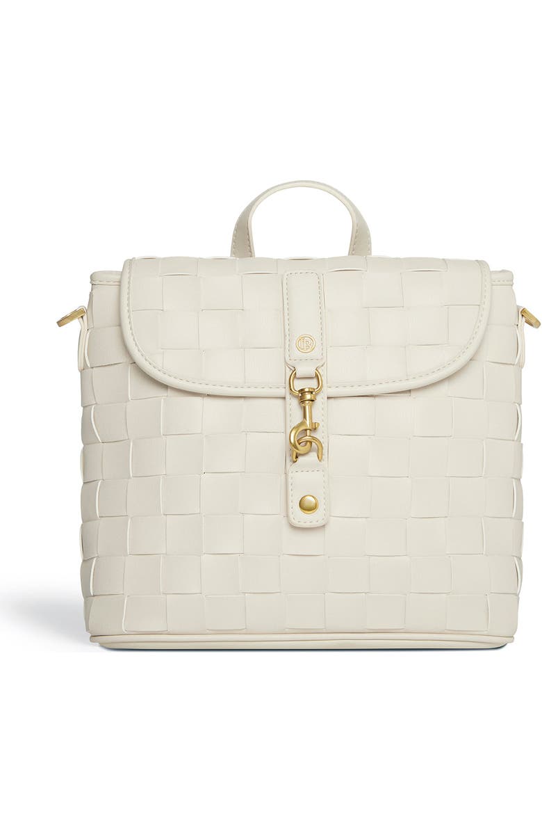 LaBante London Rosie Mini Vegan Backpack, Main, color, White