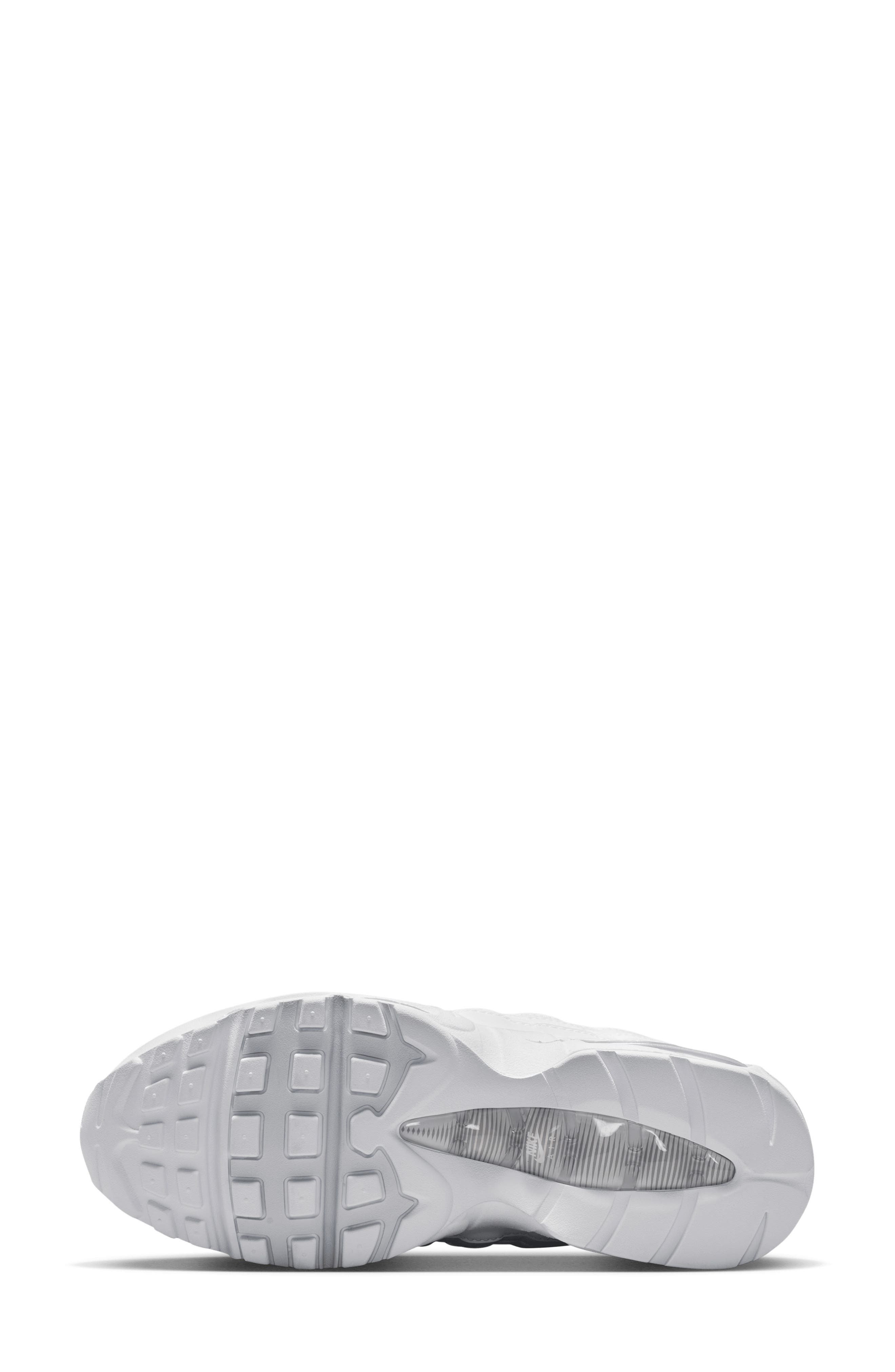 Nike Air Max 95 Sneaker, Alternate, color, 100 White/Prpltm