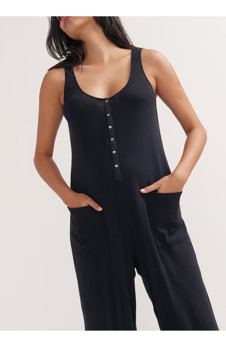 HATCH The Maternity/Nursing 24/7 Feeding Jumpsuit, Alternate, color, Black