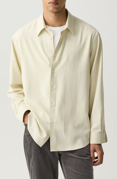 Leaf Relaxed Button-Up Shirt