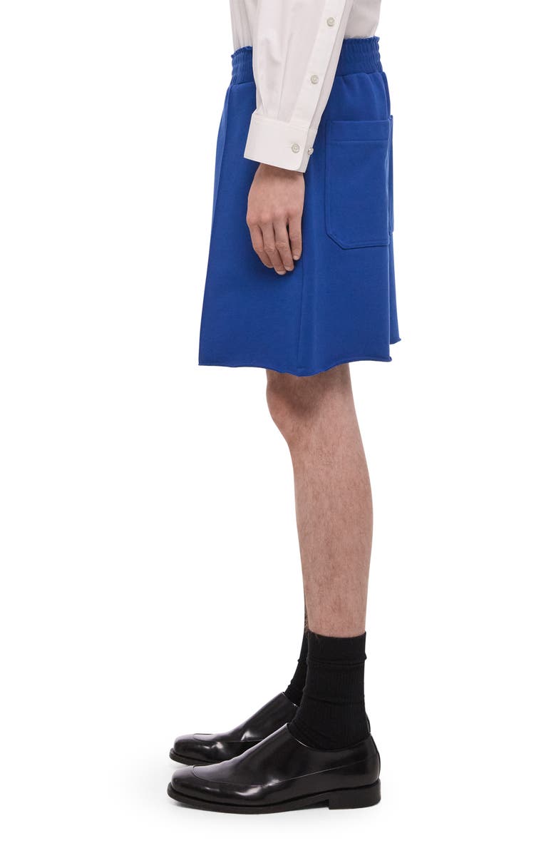 Helmut Lang Cotton French Terry Shorts, Alternate, color, 