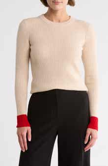 Magaschoni Cashmere Rib Sweater