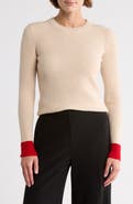 Magaschoni Cashmere Rib Sweater