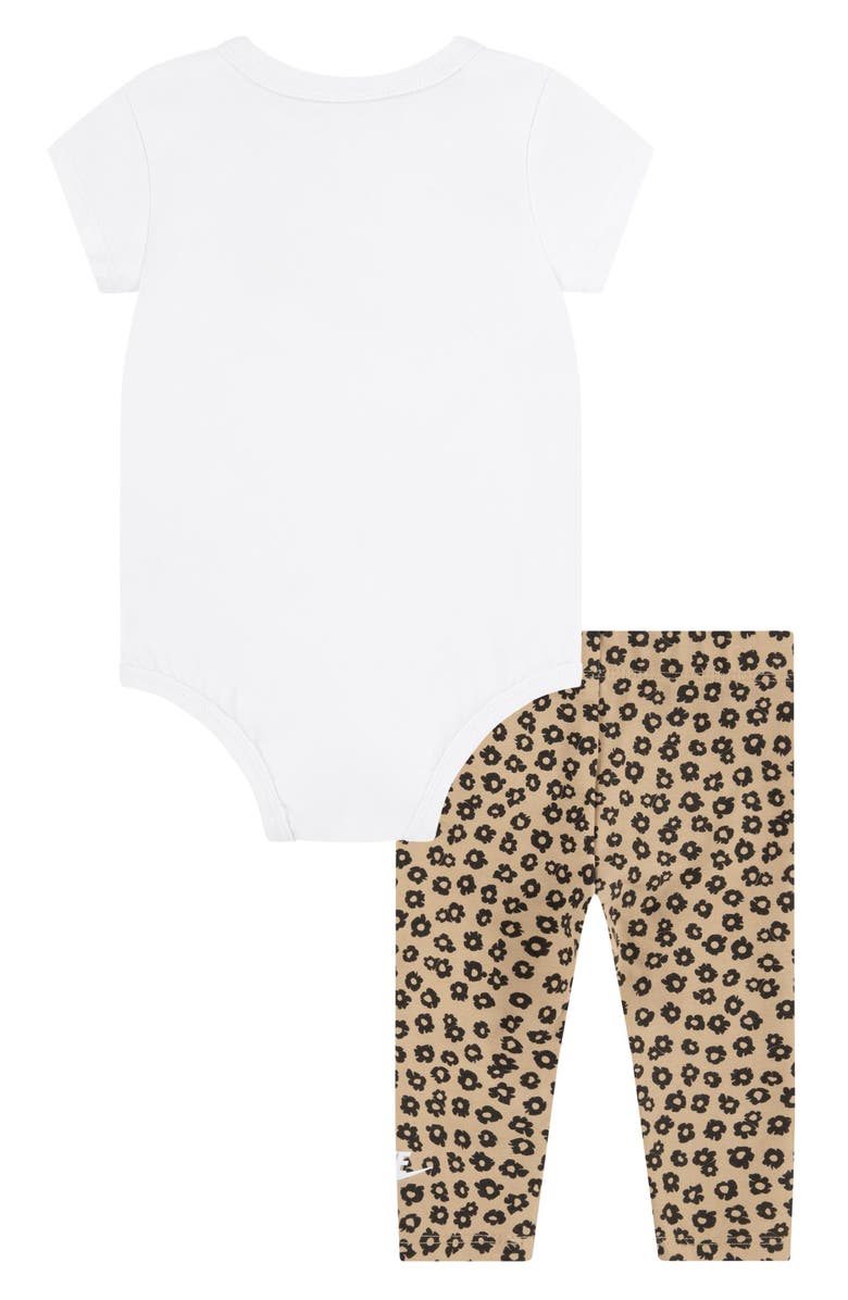 Nike Floral Bodysuit & Leggings Set, Alternate, color, 