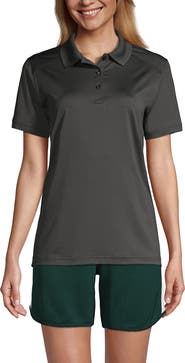 Lands' End School Uniform Young  Short Sleeve Rapid Dry Polo Shirt