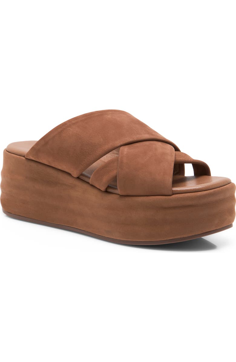 Free People Wanderbay Platform Wedge Slide Sandal, Main, color,