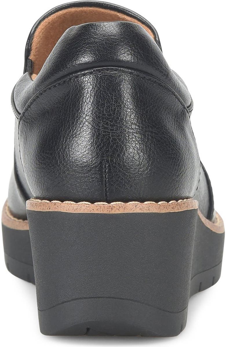 EUROSOFT Fabri Wedge Slip-On, Alternate, color, Black