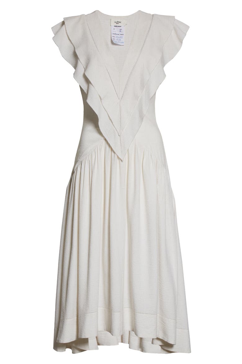 Hillary Midi Dress, Alternate, color, ECRU