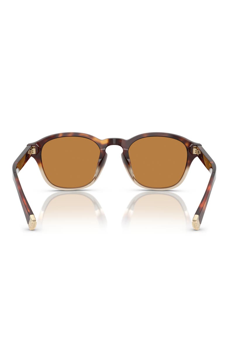 50mm Square Sunglasses, Alternate, color, HAVANA / CRYSTAL / PECAN